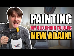 How to Paint an Old Chair Using Paint Zoom Sprayer | Paint Sprayer | Paint Zoom Sprayer Review