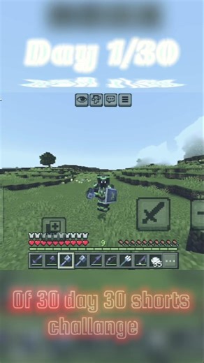 30 Days 30 Shorts Challenge. #minecraft #challenge #mcpe