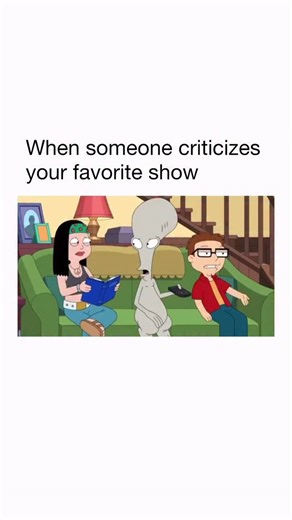 Motivational & Relatable on Instagram: "Felt this 🎬: American Dad! Stan Smith is a CIA agent painfully dedicated to homeland security. His home life includes doting wife Francine, a ditzy housewife, liberal daughter Hayley and socially awkward teenaged son Steve. Also living in the family’s Langley Falls, Va., home are Klaus, a goldfish with the brain of an East German Olympic ski jumper, and Roger, an escaped alien from Area 51, who Stan houses in defiance of his employer due to owing Roger a 