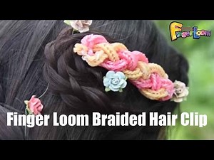 Finger Loom® Braided Hair Clip inspired by Claire's Wears