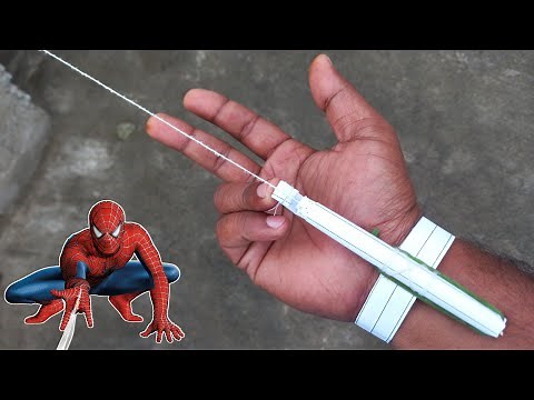 How to make Spider Man web shooter with paper | SPIDER-MAN web shooter making | paper craft