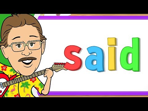 I Love Learning Sight Words | Said | Jack Hartmann Sight Words