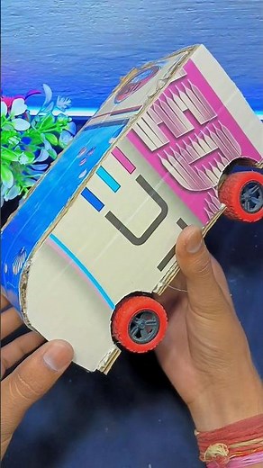 Making a mini bus part 2 #toy making #diy
