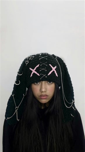 @threadsxdreads on Instagram: "idk why i almost kept this one off the grid… still one of my favorite crochet commissions 🐇 #threadsxdreads #crochet [ CrochetBunny, CrochetBeanie, CrochetRabbitEars, BunnyBeanie, CrochetBalaclava, CrochetEars ]"