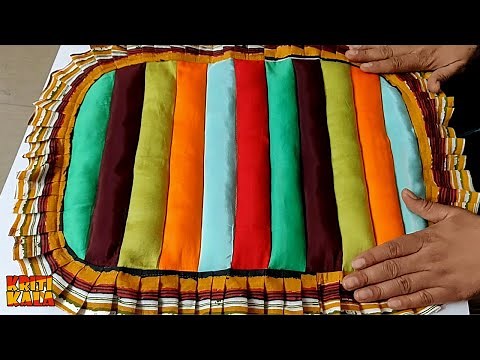 How to make Doormat at Home || DIY Beautiful Door mat Cutting and Stitching