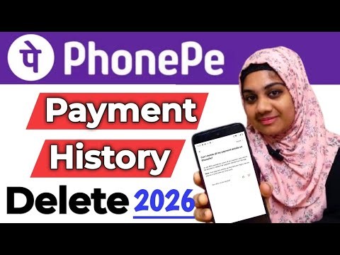 How to clear phonepe transaction history / Phonepe la transaction history delete tamil