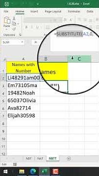 Remove Numbers From Alpha Numeric Strings In Excel
