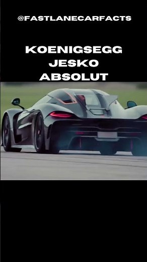 Koenigsegg Jesko Absolut | Engine Sound