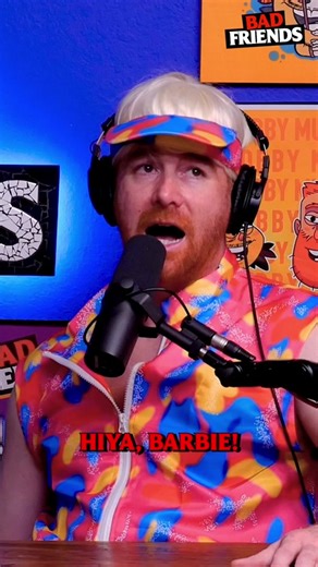 Bad Friends in a Barbie world 💗🌎 New episode of Bad Friends now available on YouTube! | #badfriendspodcast #badfriends #andrewsantino #bobbyleeclips #bobbylee #badfriendsclips #comedyclips #koreancomedian #comedypodcast #bobbyleecomedy #andrewsantinoclips #tiktokcomedy #comedianoftiktok #barbie