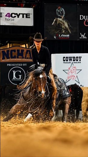 Hollywood Meets the Arena! 🤠 | Bella Hadid at NCHA Celebrity Cutting #cuttinghorse #cowgirl #ncha