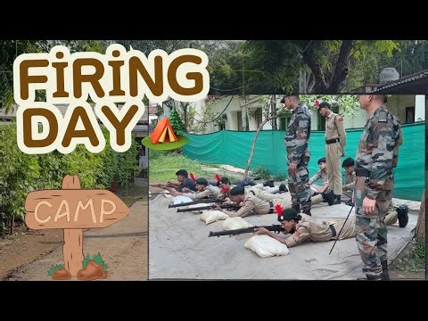 Finally, SHORT RANGE FIRING in NCC CAMP🌩️ |