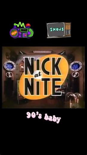 90s Locker 📼📟 on Instagram: "Nick at Nite bumper & TV lineup 1996 🌙🌃📺🚼 #90s #90snickatnite #nickatnitebumpers #nickatnitetv #90stvshows"