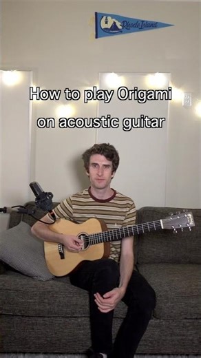 How to play Origami on guitar! #shorts #guitar #origami #therareoccasions #indierock #indie #notion