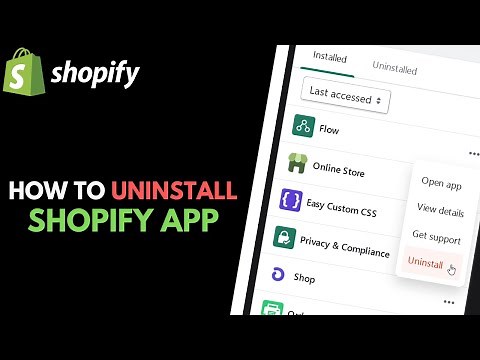 How to Uninstall a Shopify App