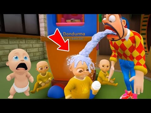 Dark Riddle Bebelere Bulaştı 😱 Who's Your Daddy Baby in Yellow Hello Neighbor