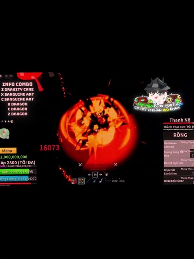 combo Dragon One Shot 30M 🐲🔥 #bloxfruits #roblox