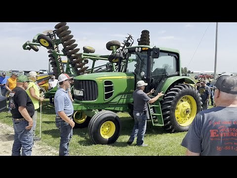Low Hour Equipment Sold Today on Harry and Lola Blackburn Farm Auction in Lime Springs, IA