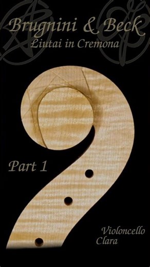 Part 1 Cello scroll, 2006 "Vintage" Stop motion #violinmaking #cremona #woodworking