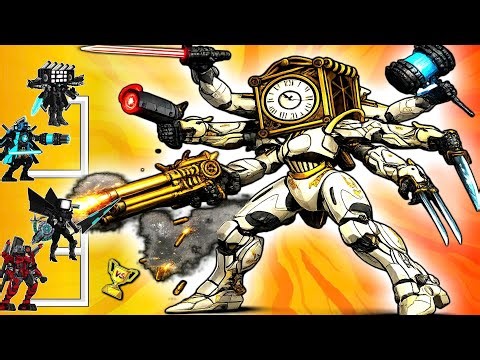 Tank Army vs Clocker Woman – Cartoon about tanks