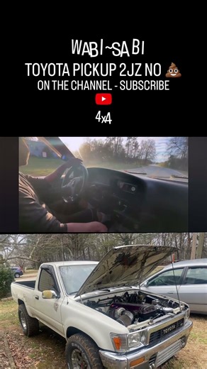 TOYOTA PICKUP 2JZ NO 💩 #toyota #toyotapickup #toyota2jz #2jz #toyota4x4 #2jznoshit #2jztheworld