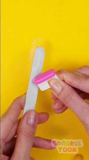 ✨ Let’s Make Barbie a Mini Broom for Cleanup Fun! 🧹 #Lesson #DIY #Kids