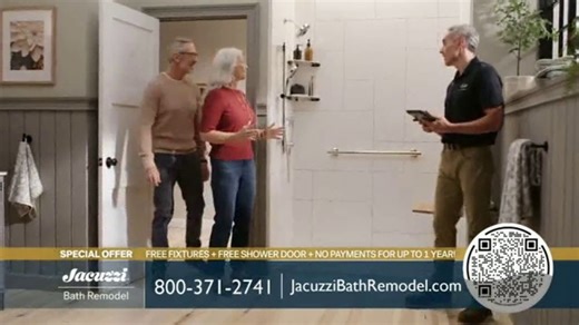 Jacuzzi Bath Remodel TV Spot, 'Old and Outdated: Free Fixtures and No Interest'