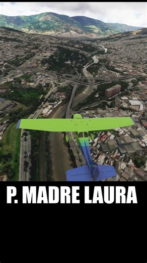 Asi se ve Medellín en el Microsoft flight simulator #medellín #msfs2024 #microsoftflightsimulator
