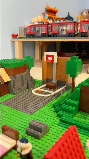 LEGO 99 Nights in the Forest - Adding the Basketball Court #lego #99nightintheforest #roblox