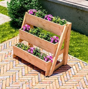 DIY 3-tier Raised Planter Box Plans: Easy Woodworking Build Project for Garden (PDF Download) - Etsy