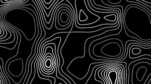 Abstract black digital shiny texture wave material movement background, seamless loop, with lines circles like | Premium Stock Video Footage