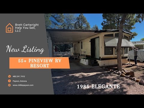 $62,500 - 1985 Elegante, 1/1, Spc C38, 55+ Pineview RV Resort
