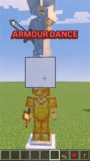 How to Make Your Armor DANCE 💃 #Minecraft #Redstone