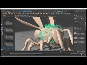 Creating Simple Fur in Maya