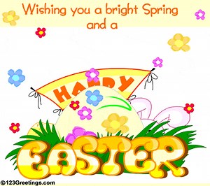 Happy Easter Cards, Free Happy Easter Wishes, Greeting Cards | 123 Greetings