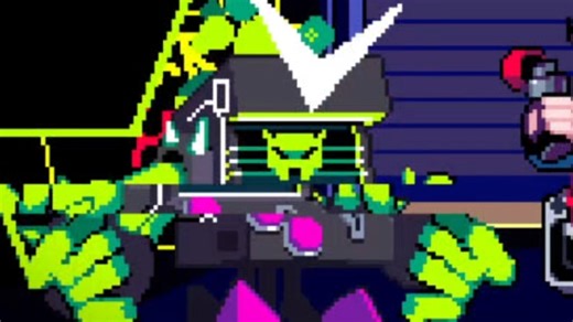 这个模组的8比特帅我一脸 #FNF