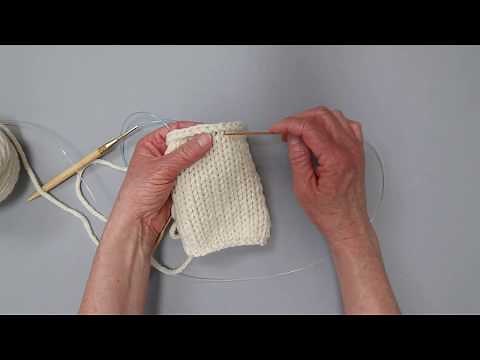 How to Pick Up Stitches for a Button Band or Collar