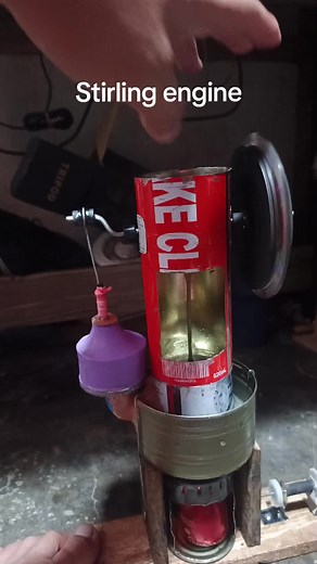 reupload diy Stirling engine #thermodynamics #engine #stirlingengine #project #diy