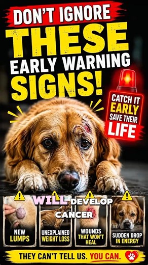 🚨Don't Ignore These Early Cancer Warning Signs #dog #shorts #youtubeshorts #dogshorts