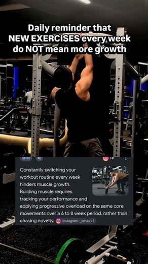 Stop Changing Your Exercises Every Week