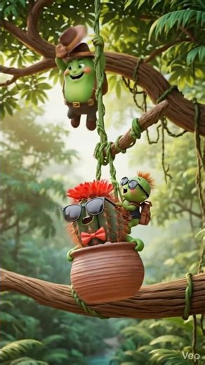🌵 Cacti Tarzans: Spot the AI Twin! 🌿