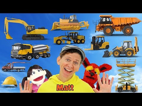 Construction Vehicles - What Do You See? Song | Find It Version | Dream English Kids