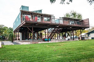 Waterfront Container Home - The Dam Camp from Texas