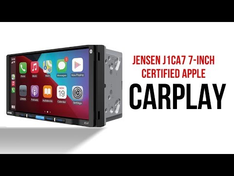 JENSEN J1CA7 7-inch Certified Apple CarPlay & Android Auto | Double DIN Touchscreen Car Stereo Radio