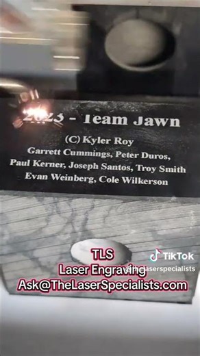 We laser engrave granite, marble, limestone, tiles and more #TLS #TLSengraving #co2engraving #epilog