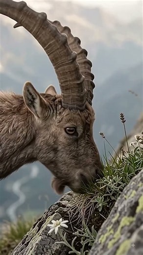 This Animal Climbs Almost Vertical Cliffs! 😱🐐 | Alpine Ibex #wildlife #animals #nature #rockclimbers