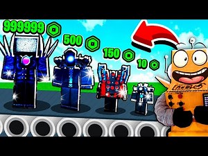 ПОСТРОИЛ БАЗУ КАМЕРАМЕНОВ СПИКЕРМЕНОВ и ТВ МЕНОВ! СКИБИДИ ТАЙКОН ROBLOX Toilet Defense Tycoon