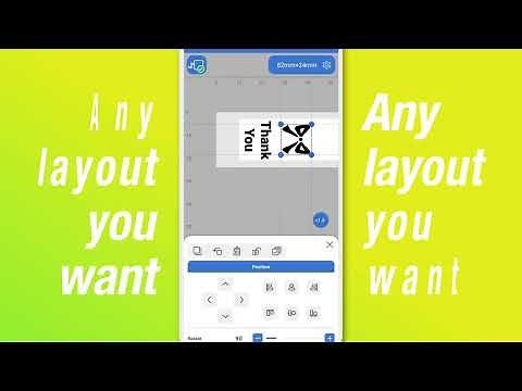 Epson LabelWorks Label Editor Mobile Demonstration