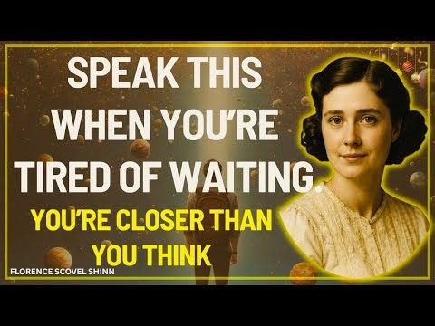 One Sentence to Use When Waiting Feels Unbearable / Florence Scovel Shinn Wisdom