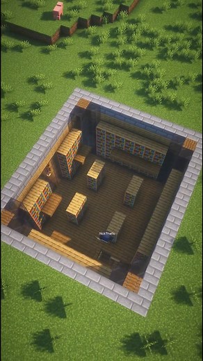 9.3K views · 90 reactions | Minecraft Underground Library #minecraft | ICraftInfinite | Facebook