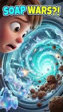 How Does a WASHING MACHINE Work? | A Secret WAR in Your Laundry! 🛡️⚔️🫧 (Soap Knights!)